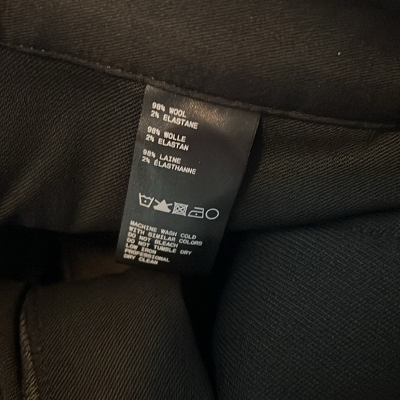 Away Travel The Laid Back Wool Blend Stretch Trouser in Black NWT! - Picture 8 of 14
